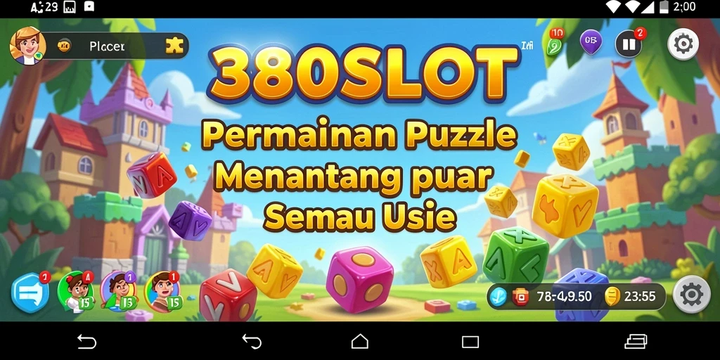 Tampilan permainan Puzzle yang seru dan menantang di 380SLOT.