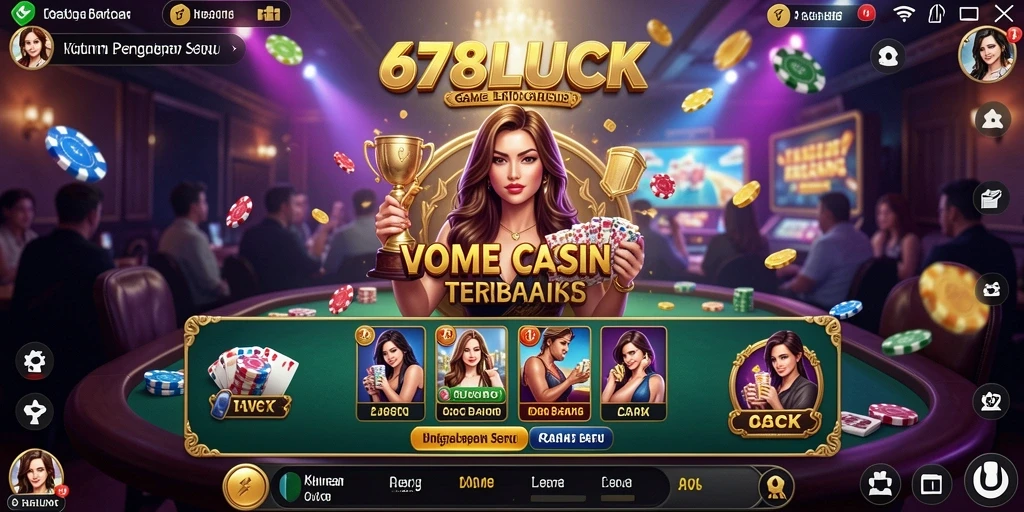 Tampilan gameplay Live Casino yang mendebarkan dari 678LUCK.