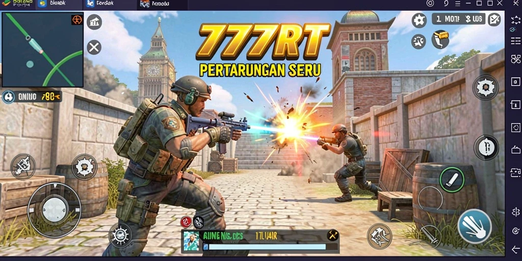 Gameplay seru 777RT dengan grafis memukau dan aksi nyata.