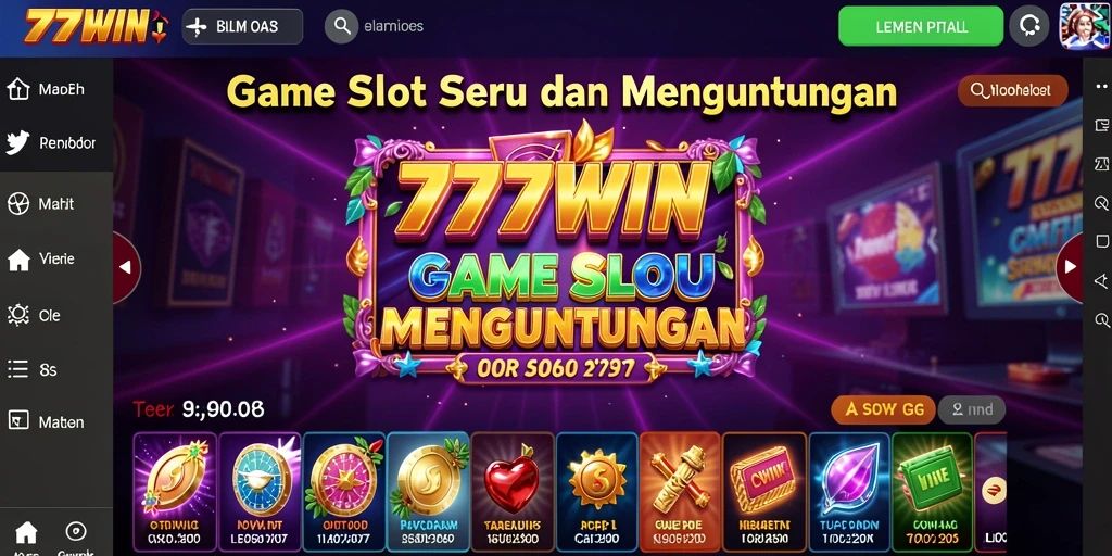 Tampilan gameplay seru dan menarik di 777WIN.
