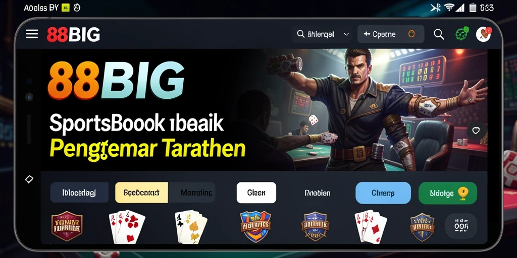 Tampilan screenshot <strong>88BIG</strong> yang menunjukkan gameplay taruhan olahraga.