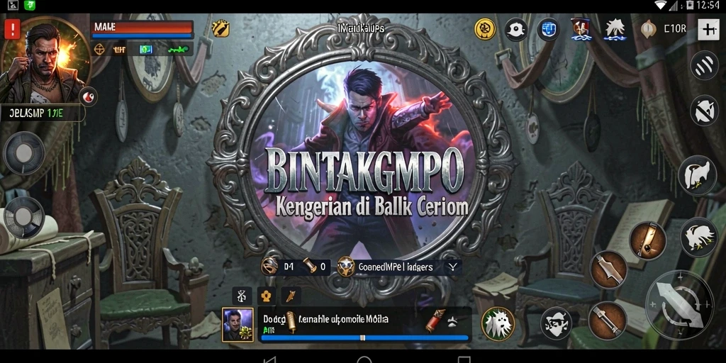 Gameplay menegangkan di BINTANGMPO dengan suasana Horror yang mencekam.