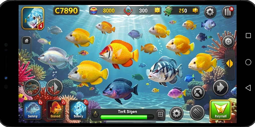 Tampilan gameplay C7890 yang seru dan menantang.