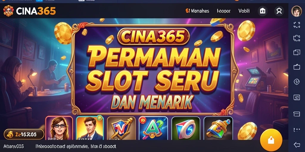Tampilan gameplay yang menarik di CINA365 dengan banyak pilihan slot.