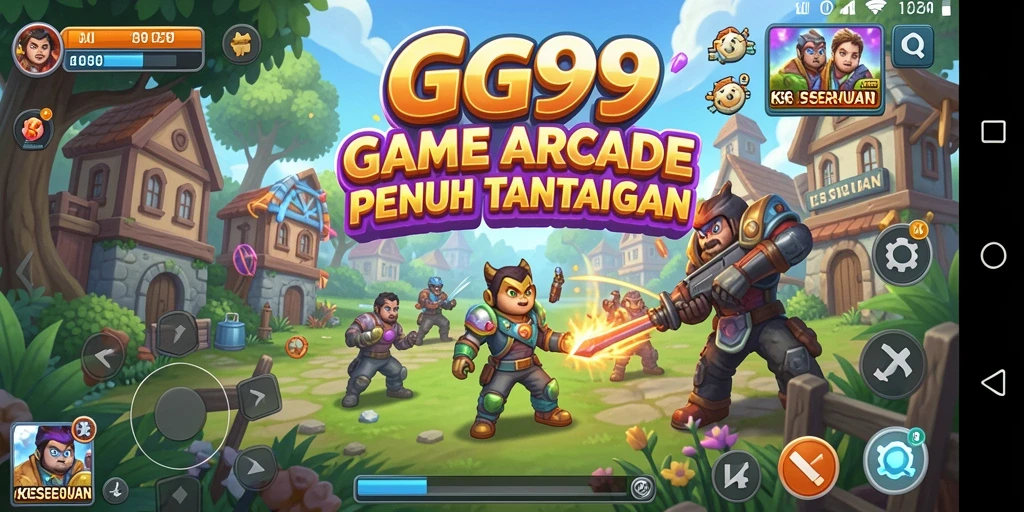 Tangkapan layar GG99 menampilkan gameplay yang seru dan penuh aksi.