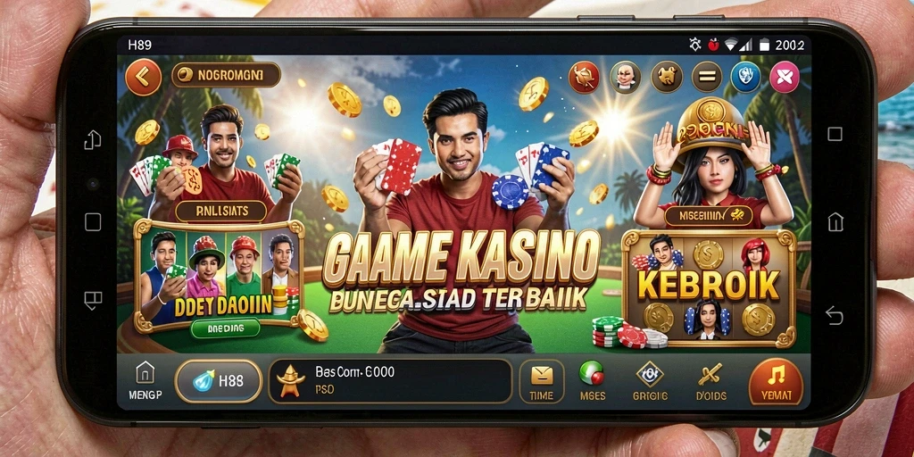 Gameplay menarik dan seru di aplikasi H89 untuk pemain Kasino.