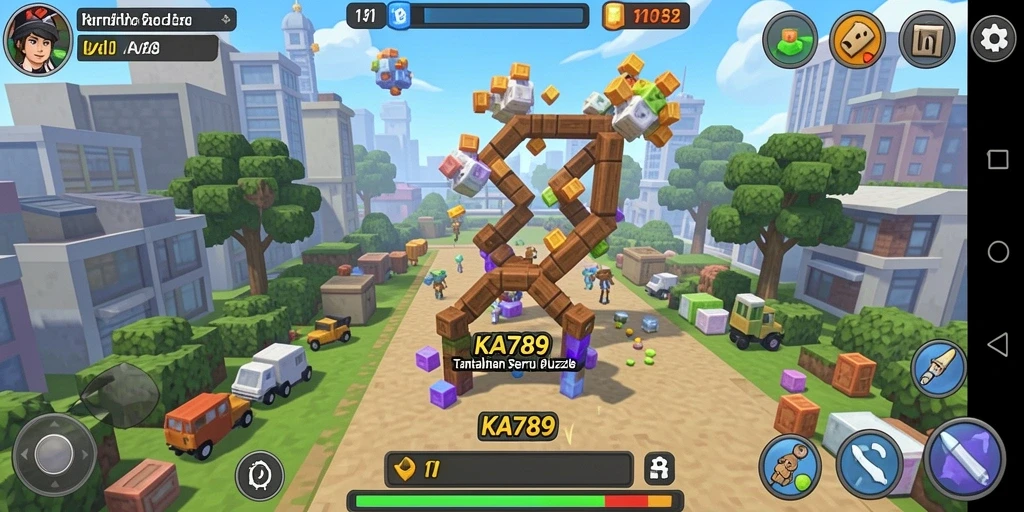 Tampilan gameplay KA789 dengan berbagai teka-teki yang menarik.