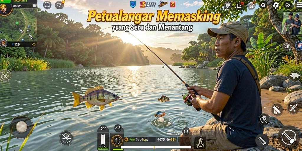 Screenshot LUSA777 menampilkan pengalaman memancing yang menggembirakan.