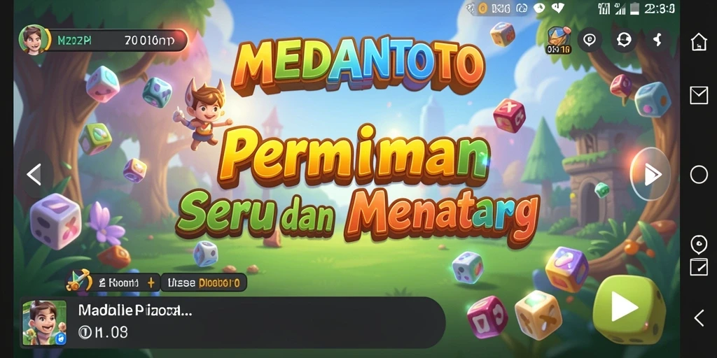 Screenshot gameplay MEDANTOTO yang penuh tantangan puzzle.