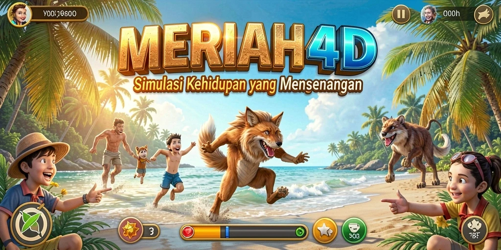 Tampilan gameplay <strong>MERIAH4D</strong> yang menarik dan interaktif dalam simulasi kehidupan.