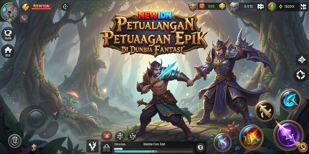 Gameplay menegangkan dalam NEWIDN dengan berbagai petualangan seru.