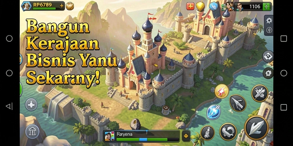 Tampilan screenshot RP6789 menampilkan aktivitas gameplay Tycoon yang seru.