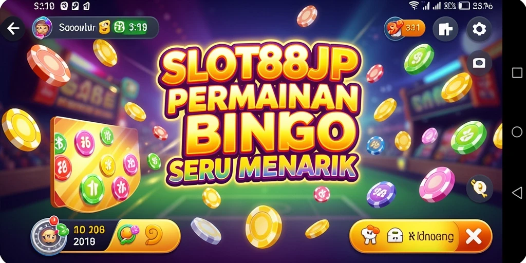 Tampilan menarik dari permainan Bingo di SLOT88JP.